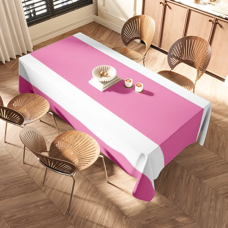 Tejesa Waterproof Tablecloth for Dining Room  Overlay Table Cover Party Decor /Luxury Table Linens Home Kitchen Table