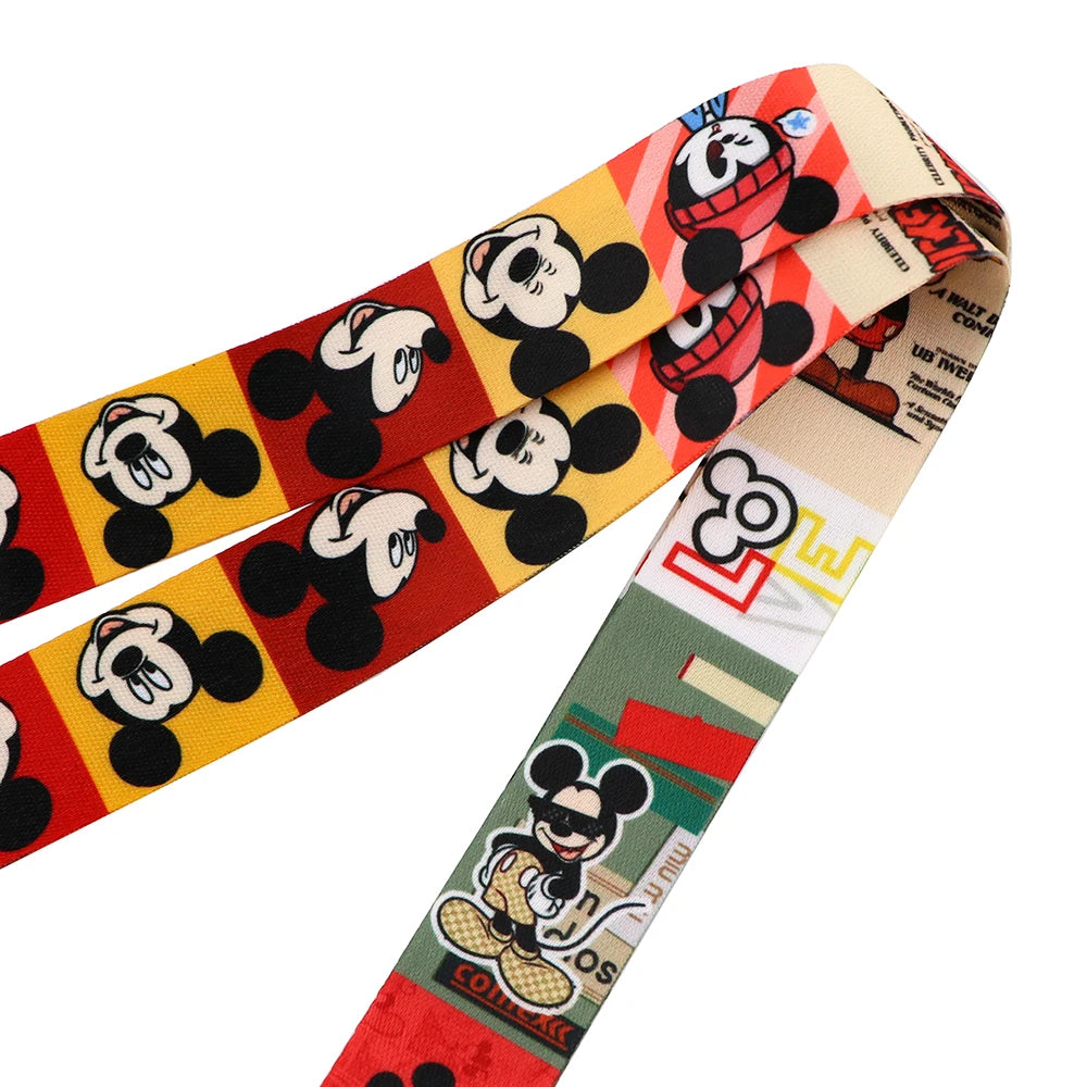 Hemasa Credential Holder Cartoon Lanyards for Key Neck Strap for Card Badge Gym Keychain Keyring Accessories Gifts