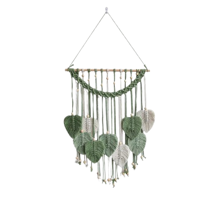 Hemasa Leaf Macrame Wall Hanging /Boho Woven Wall Tapestry