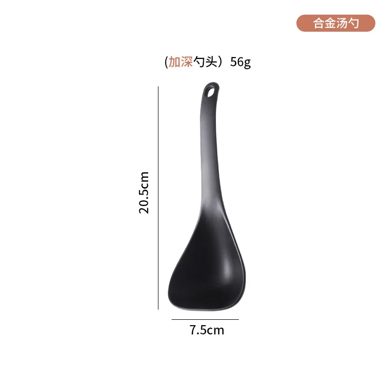 Hemasa  Non Stick Rice  Spatula Spoons Long Deep Soup Scoop Kitchen Utensil Multifunctional Rice Cooker
