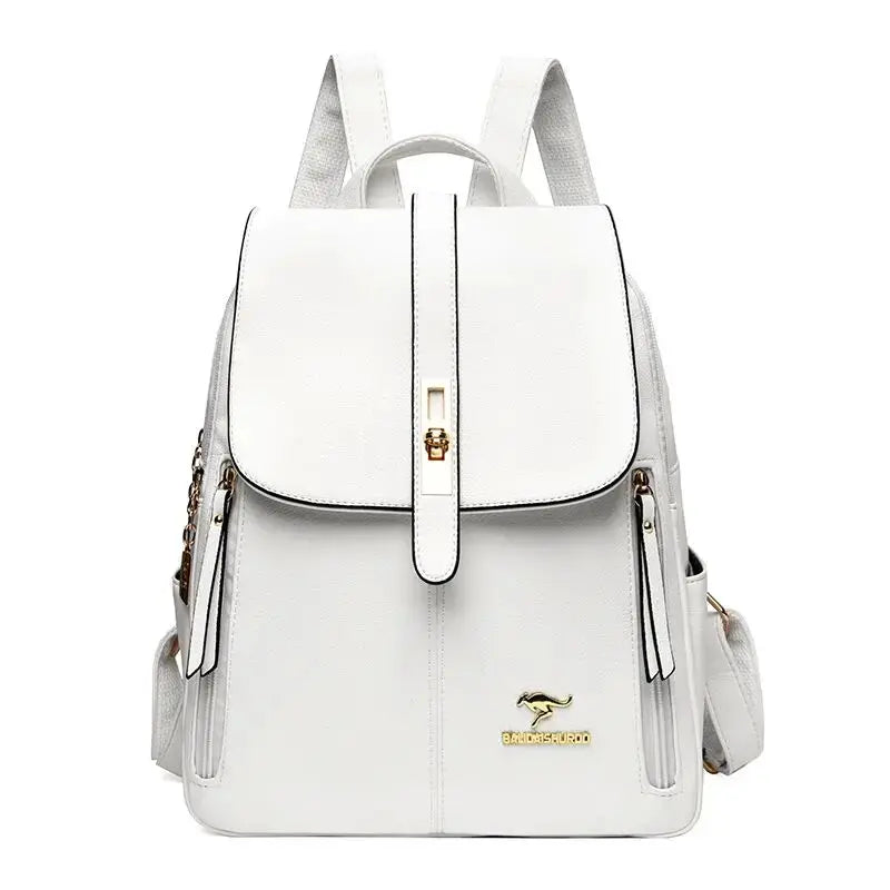 Women's 2024 Leather Bapa Faionable Polyester Material Dual-oulder Bag for Travel And Busin Trips