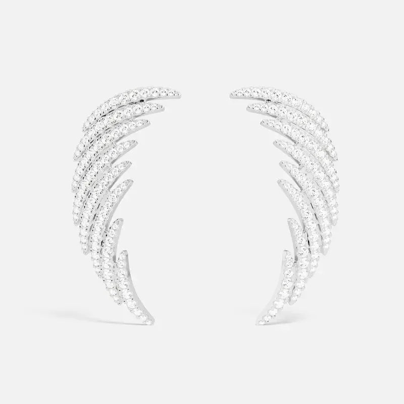 LIKI 2025 New 925 Silver High-Quality Wing Earrings, Necklaces, Rings And Bracelets Are Designed By Women's Luxury Designers