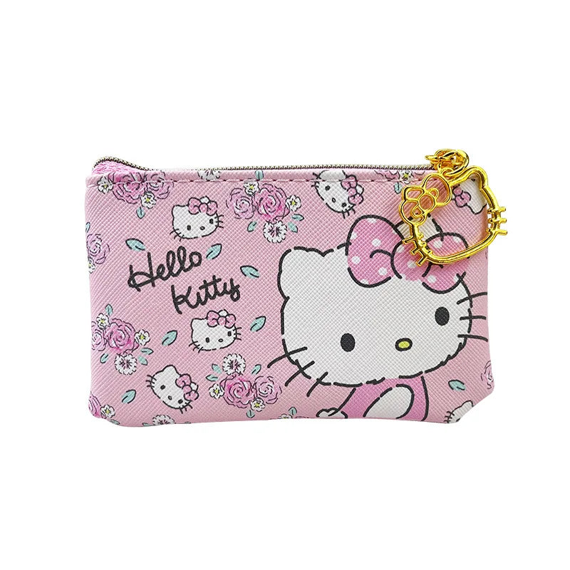 Tejesa Hello Kitty Girl Bank Card Coin Bag Coin Bags/ Mini Cute Zipper