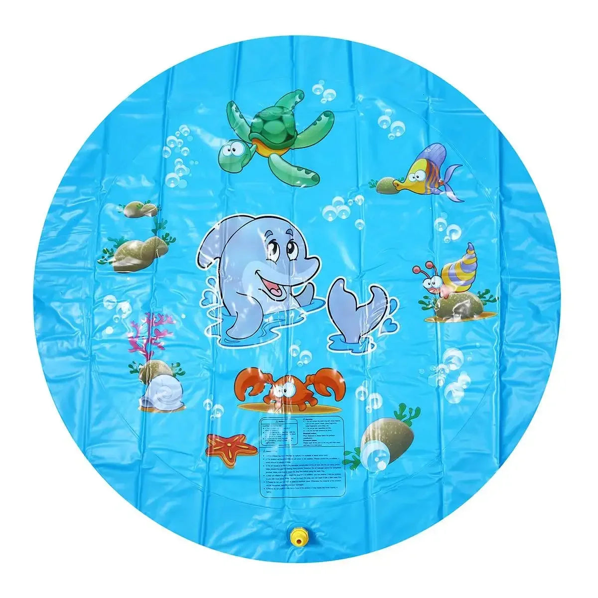 Tejesa Children Water Spray Pad Outdoor Funny Toys Children Inflatable Round Water Splash Play Pools Playing Sprinkler Mat Yard Summer