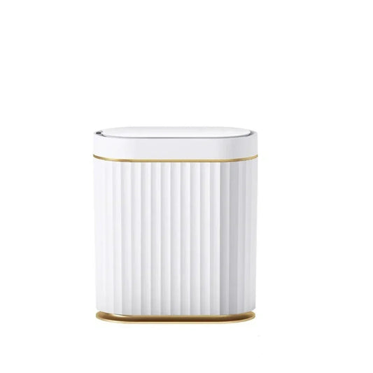 Hemasa 7L Trash Bin Can Narrow Smart Sensor Kitchen Food Waste Recycle Toilet Wastebasket Garbage Storage Bucket/ Bathroom