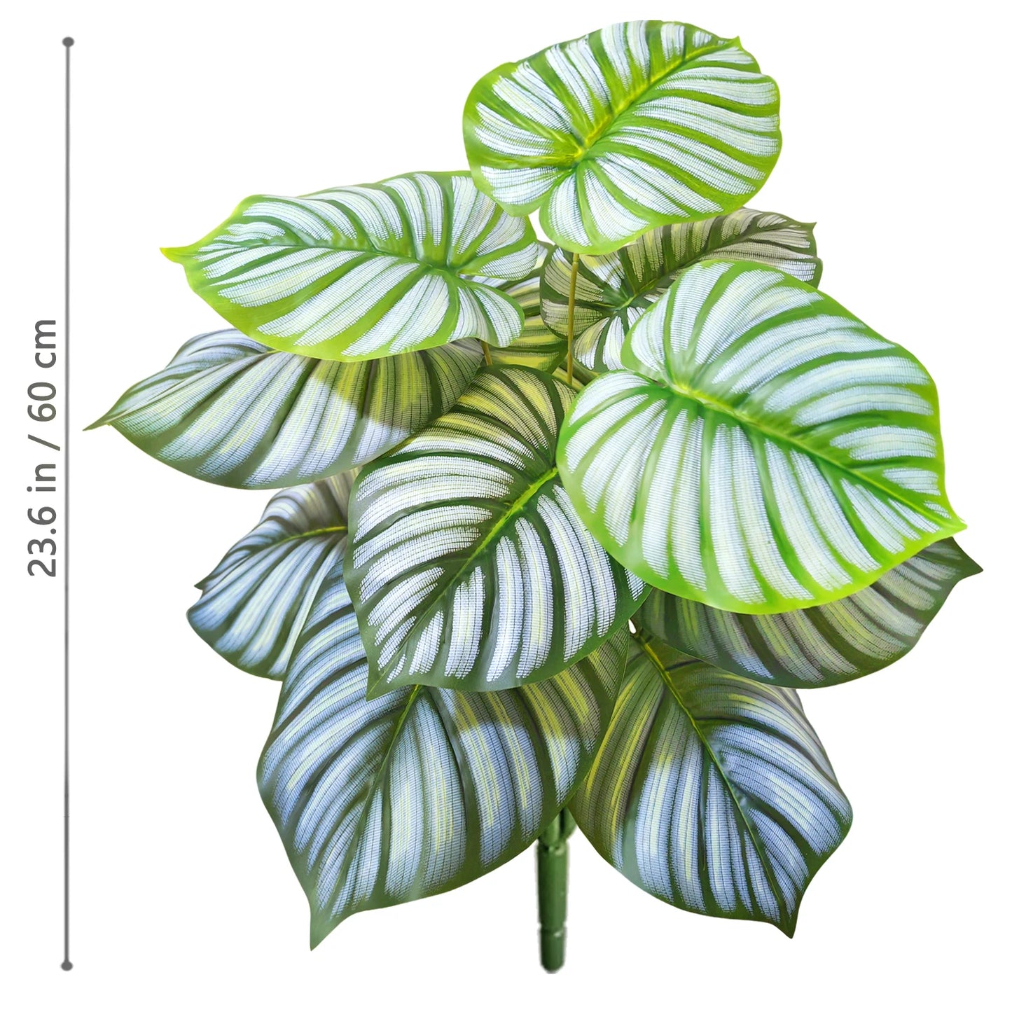 Tejesa 60-103cm Artificial Monstera deliciosa Pothos Alocasia Leaf Fake Plant Ornamental Festive Home Office Decoration