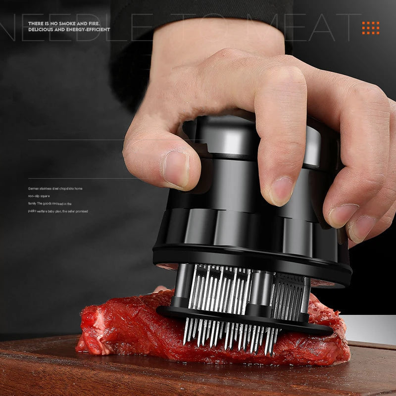 Professional Meat Tenderizer 56 Blades Needle Beaf Steak Tender Meat Hammer Portable Meat Tenderizer Hammer Pounder Cooking Tool