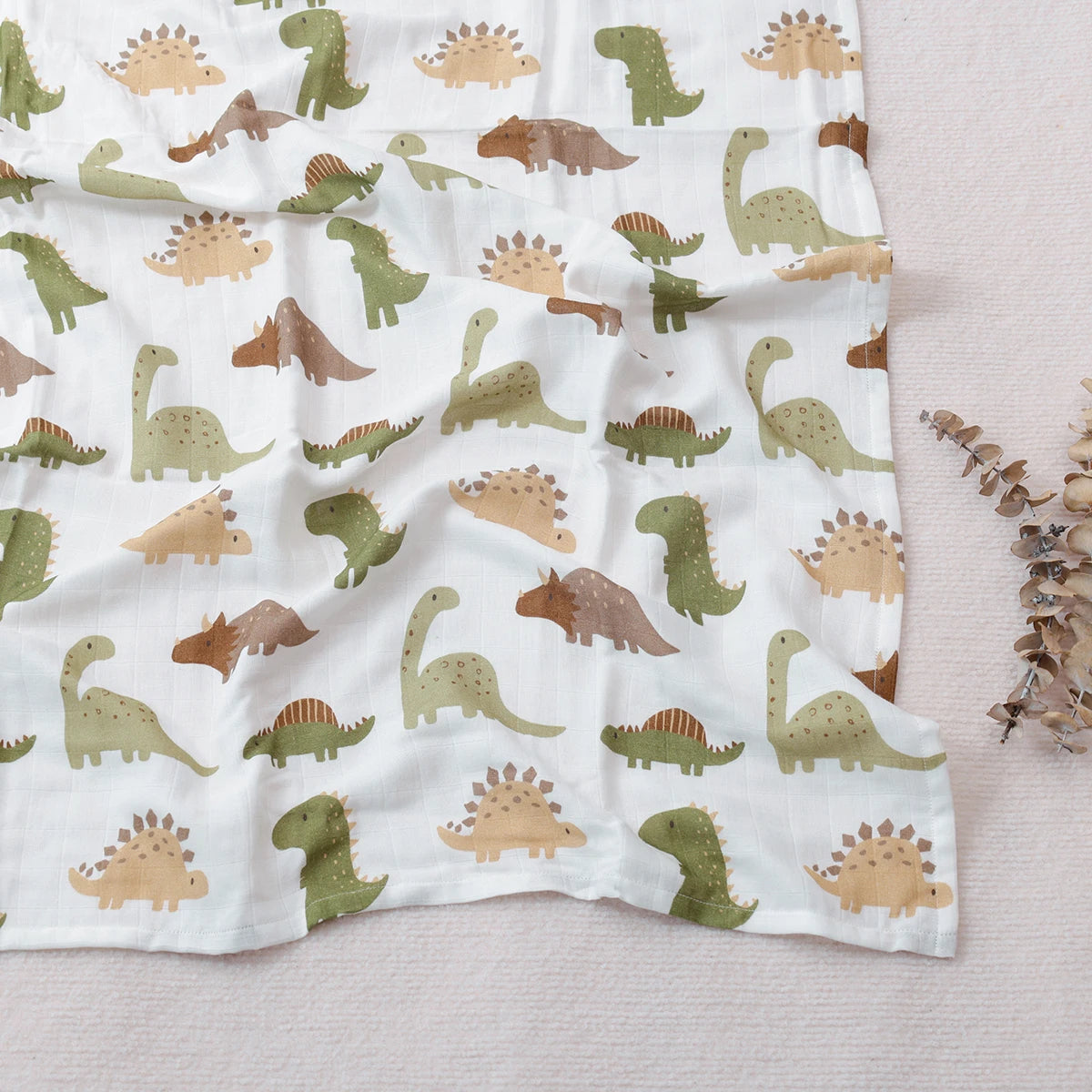 Tejesa Bamboo Cotton Baby Muslin Swaddle Blanket Newborn Bath Towel Infant Wrap