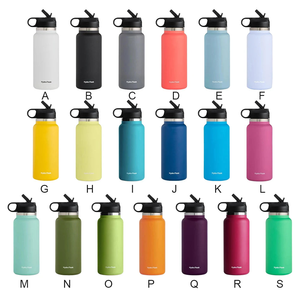 Hemasa 40oz Sports Water Bottle Insulated Vacuum Water Bottle Flex Cap Straw Lid Stainless Steel Vacuum Flask for Coffee Tea and Drinks