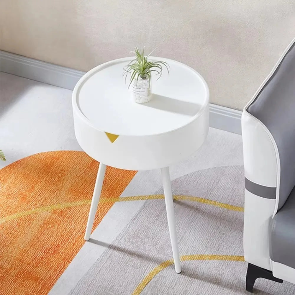 Hemasa Small Coffee Table /Bedside Cupboard Home Strong Load-bearing Tea Table
