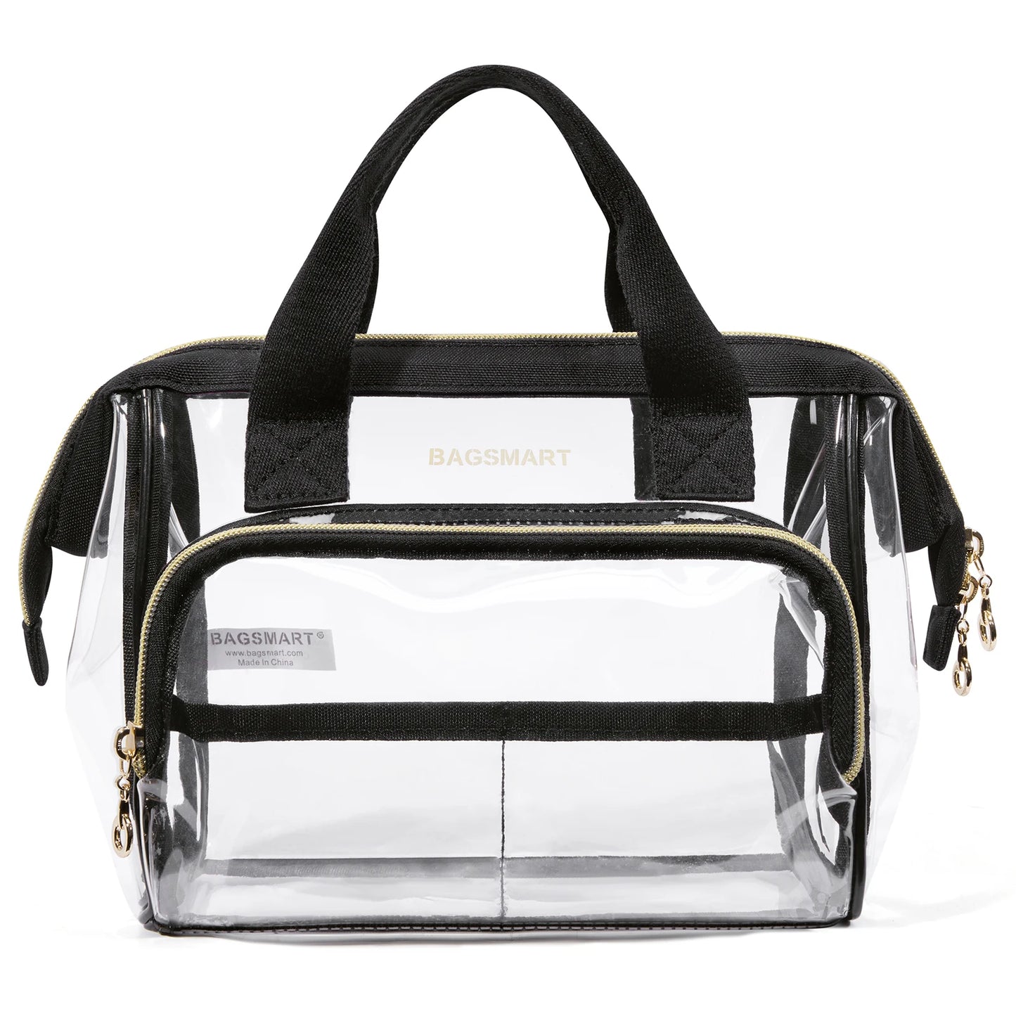 Hemasa  Cosmetic Bag with Wide-open and Carry Handle Toiletries Travel Organizer Case for Women