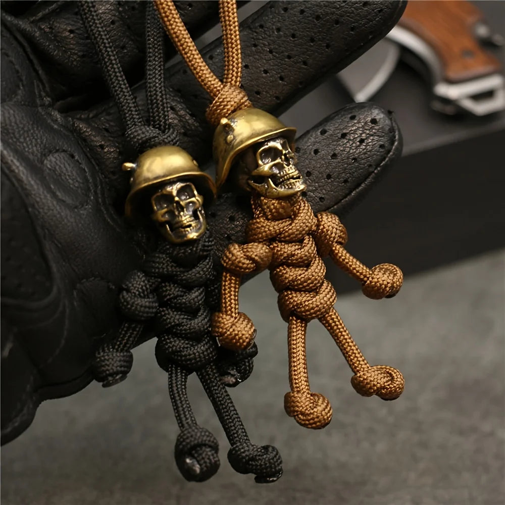 Hemasa  Skull Soldier Keychain Luggage Pendant