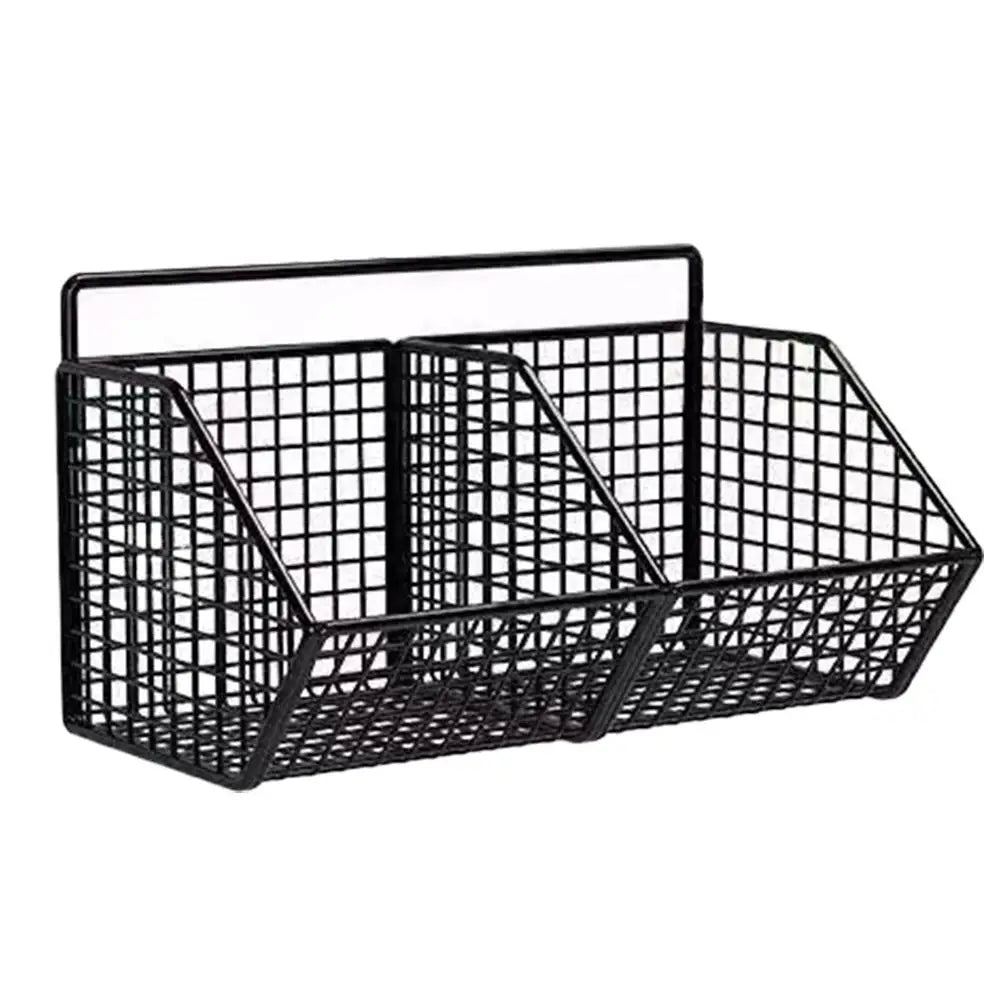 Tejesa Wall-mounted Kitchen Storage Basket  Partition Storage Rack for Kitchen Ingredients Sorting Storage Basket