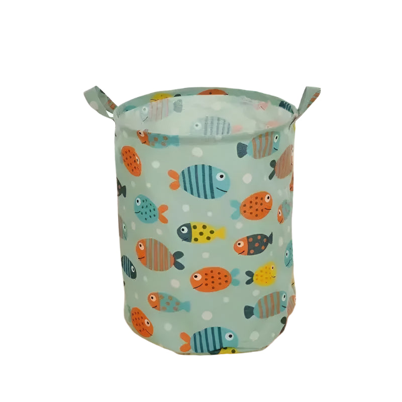 Hemasa  Bathroom Dirty Laundry Basket/Folding Laundry Clothes Hamper Bag /Home Storage Bag Organizers Cotton Laundry Baskets