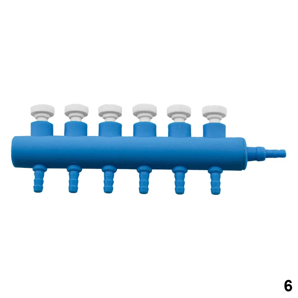 Tejesa Aquarium Air Pump Hose Splitter Air Distributor Adjustable Tracheal Shunt Single Hole Oxygen Booster Pump Adapter Accessories