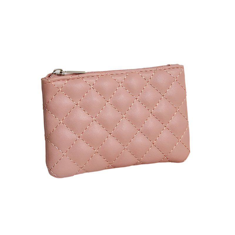 Hemasa  Small Coin Purse  Leather Zipper Wallets   Business Card Holder Ladies Mini Coin Bag