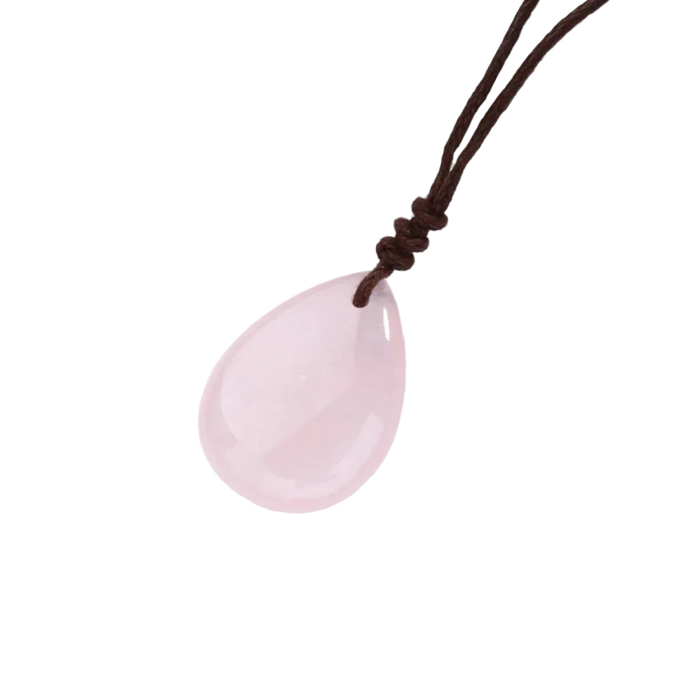 Hemasa  Fashion Adjustable Natural Stone Water Drop Pendant Necklace for Men Women Tiger Eye Stone Necklace Man Jewelry