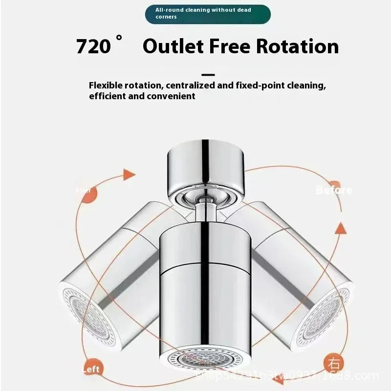 Home  360° Basin Faucet Adapter Do Kranu Spray Filter Accessory Kitchen Sink Splash 2 Rotary Adjustable Washbasin Proof Shower