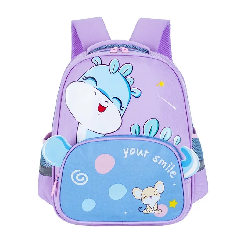 Hemasa Kindergarten School Bag Cartoon Dinosaur Baby Boys Backpacks for Preschool Kids