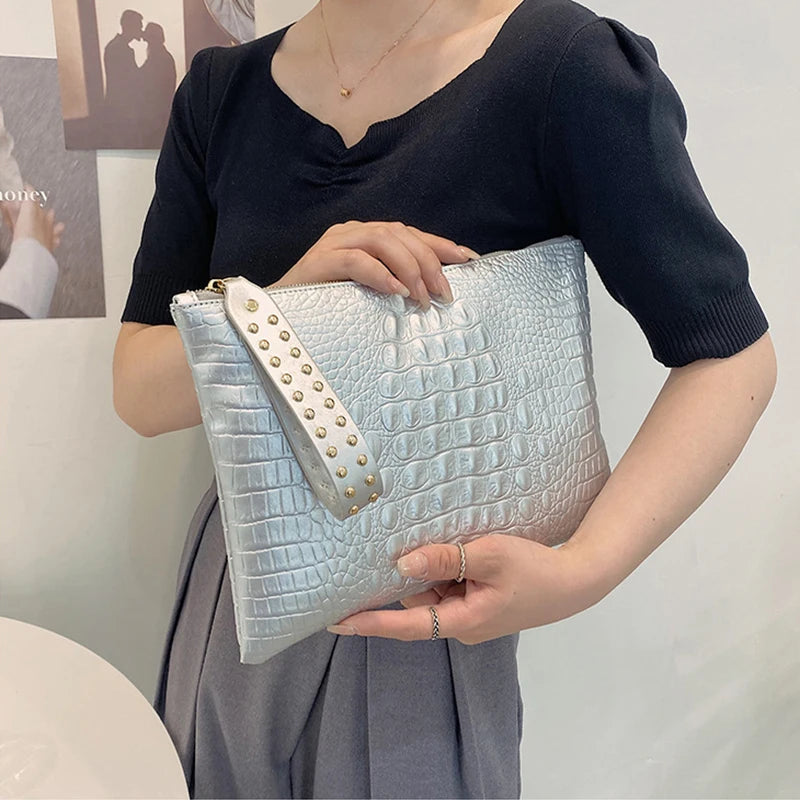 Hemasa Fashion Luxury Handbags Women Bag PU Leather Clutch  Bag/ Wristlet Bag