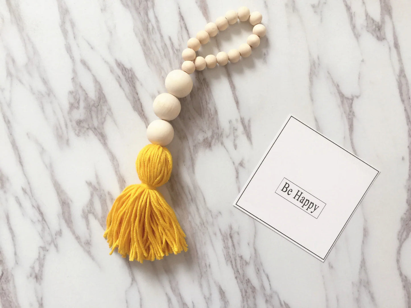 Room Decoration Wooden Beads Tassel Nordic Style Ball Garland Baby Tent Bedroom Decor Kids Wall Hanging Wind Chimes Corta Vento