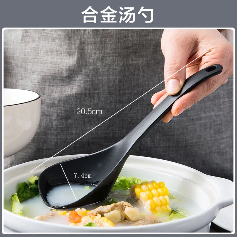 Hemasa  Non Stick Rice  Spatula Spoons Long Deep Soup Scoop Kitchen Utensil Multifunctional Rice Cooker
