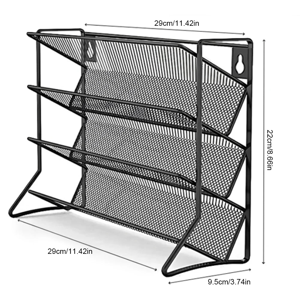 4 Tier Cupboard Storage Shelf Wall Mounted Spice Seasoning Organizer Carbon Steel Pantry Organizer Stand for Small Can Storage