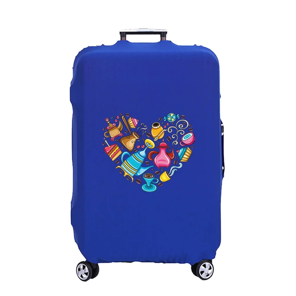 Tejesa Luggage Elastic Dust Cover/ 18-30 inch Suitcase Covers/ Baggage Protective Case printing Trolley cover
