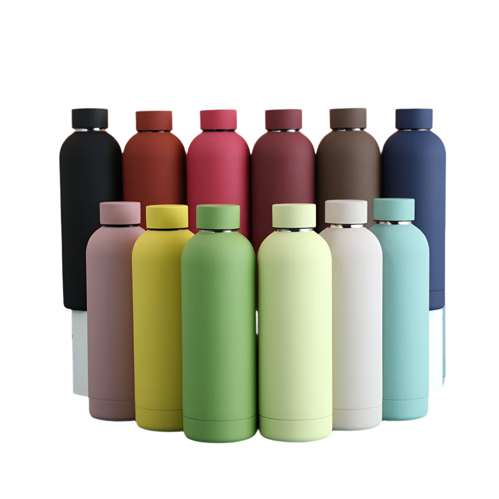 Hemasa 500ML Sports Water Bottle Stainless Steel Thermals Cup Double Wall /304 Vacuum Tumbler Office and Home Insulated Mug