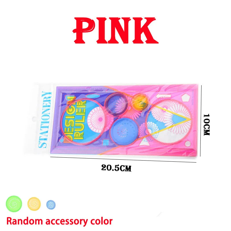 Hemasa Geometry Spirograph Drawing Stencils Set Painting Template Art Crafts   Ruler