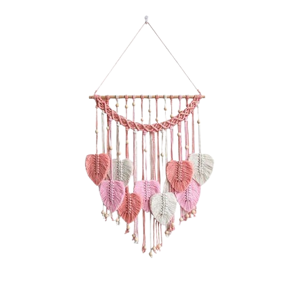 Hemasa Leaf Macrame Wall Hanging /Boho Woven Wall Tapestry