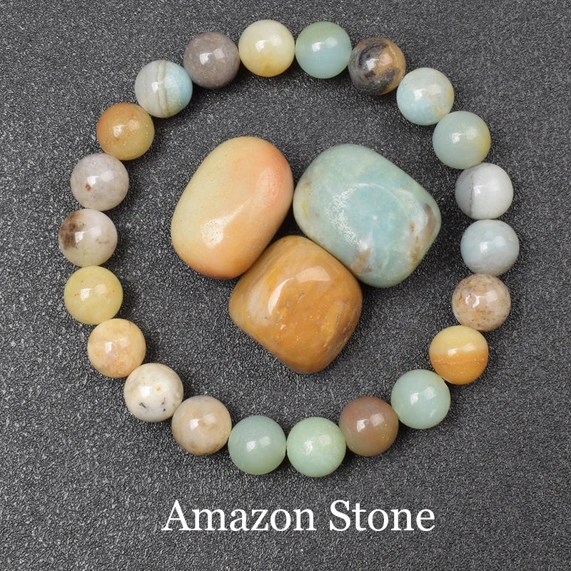 Tejesa Natural Golden Obsidian Stone Beads Bracelet Men Women/ Golden Light Rainbow Obsidian Raw Stone Round Bead Natural Energy Jewelry