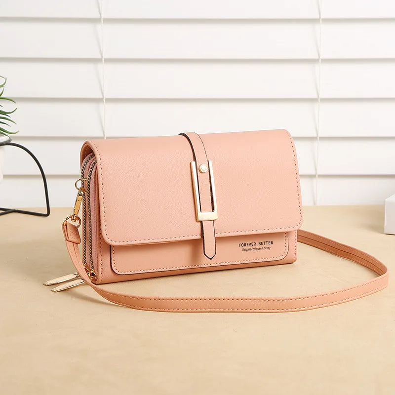 Multifunctional Women Wallet Crossbody Cell Phone Purse Shoulder Messenger Bag Ladies Coin Purse Card Holder Key Clutch Handbag