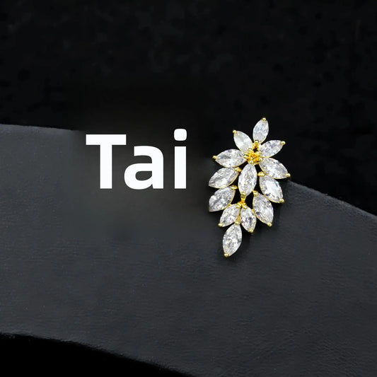 Leaf Shaped Earrings Women's Fashion Jewelry Simple Design Cross-Border Accessories Elegant Feelings from Mainland China