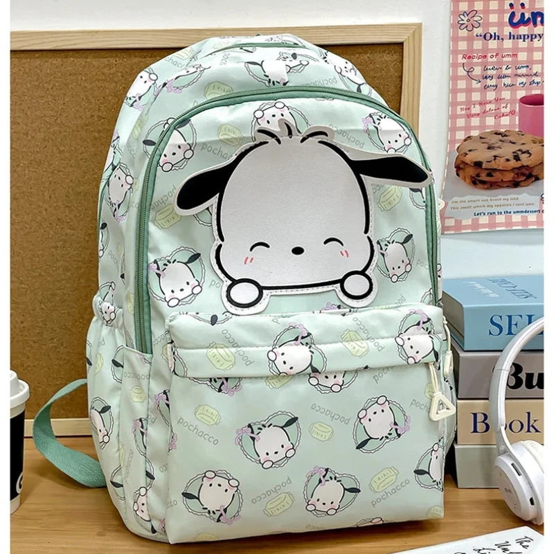 Sanrio Backpack Anime Kuromi Cinnamoroll My Melody Student Bag Large Capacity Women Bag For Children Girls Gift