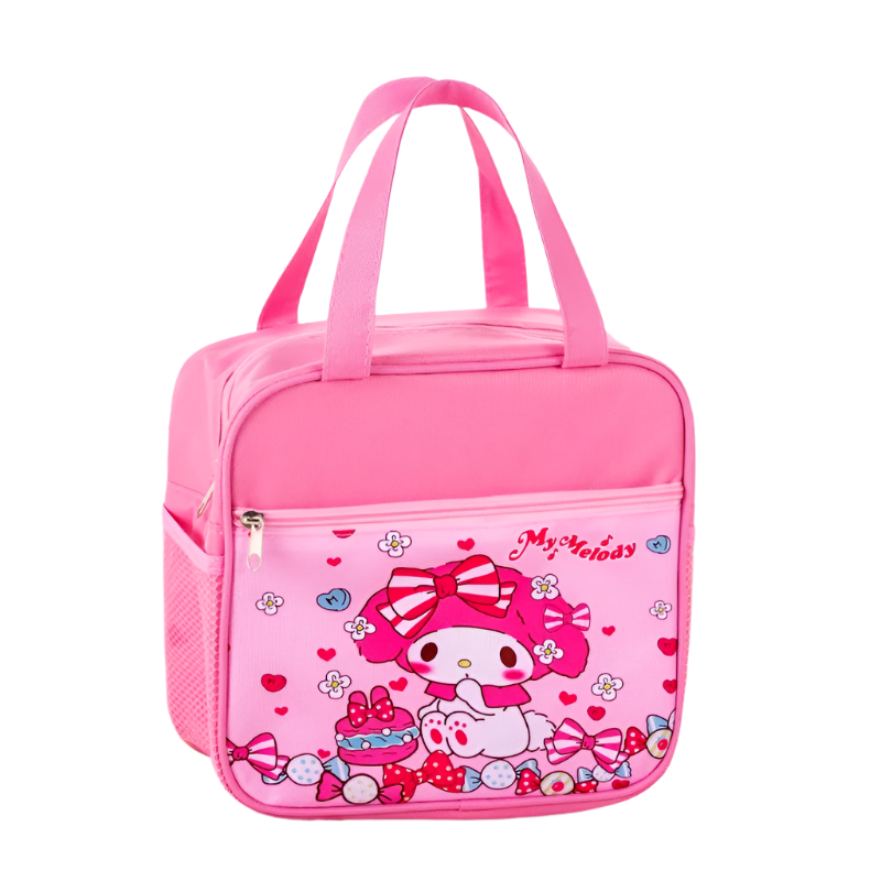 Hemasa Insulated Bag for Kids Cute Cartoon My Melody Kuromi Lunch Box Bag