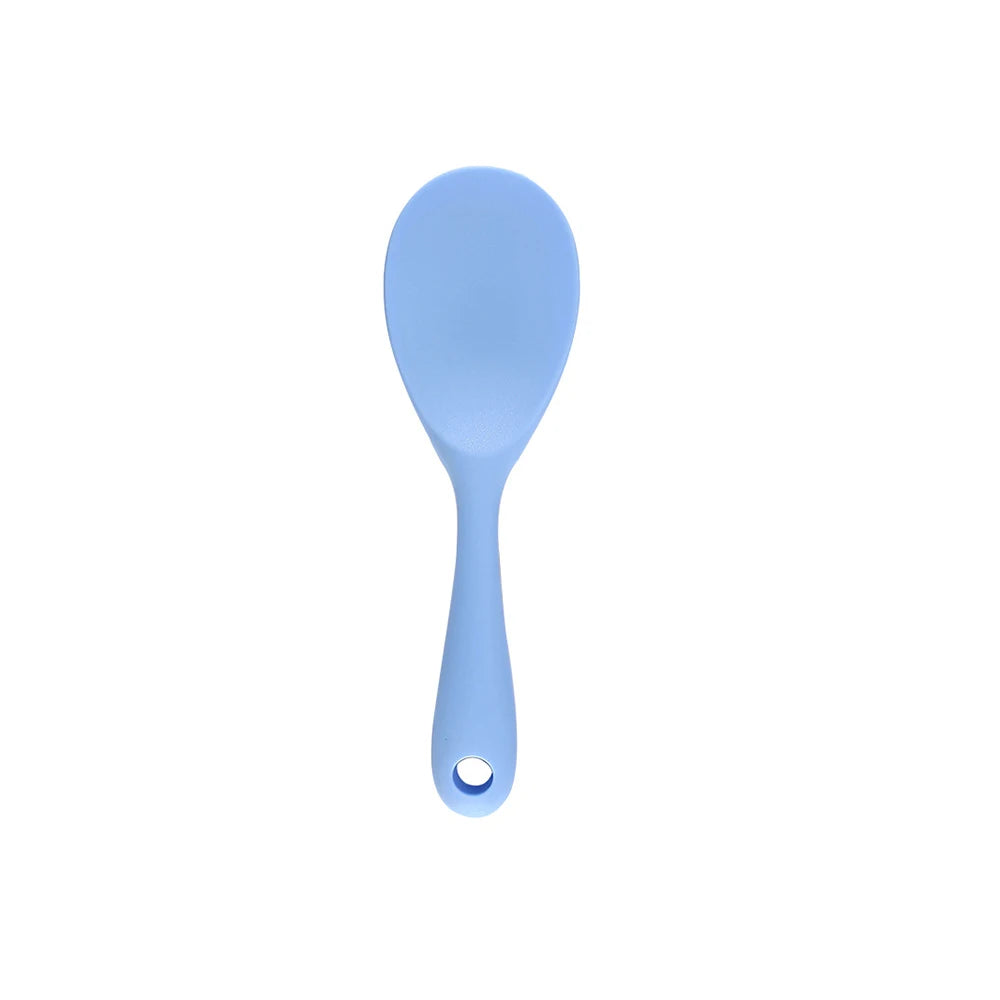 Hemasa 1PC Food Grade Silicone Rice Spoon Household non Stick Pot Cooking Spoon High-temperature Resistant Kitchen Tools