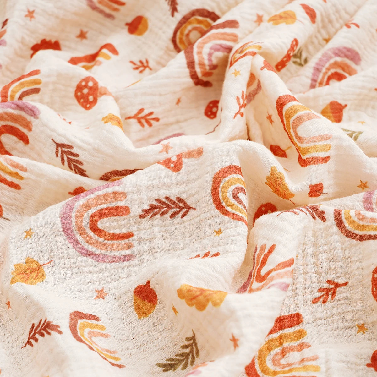 Tejesa All Season 100% Cotton Baby Muslin Swaddle Blanket/ Newborn Bath Towel/100x100cm