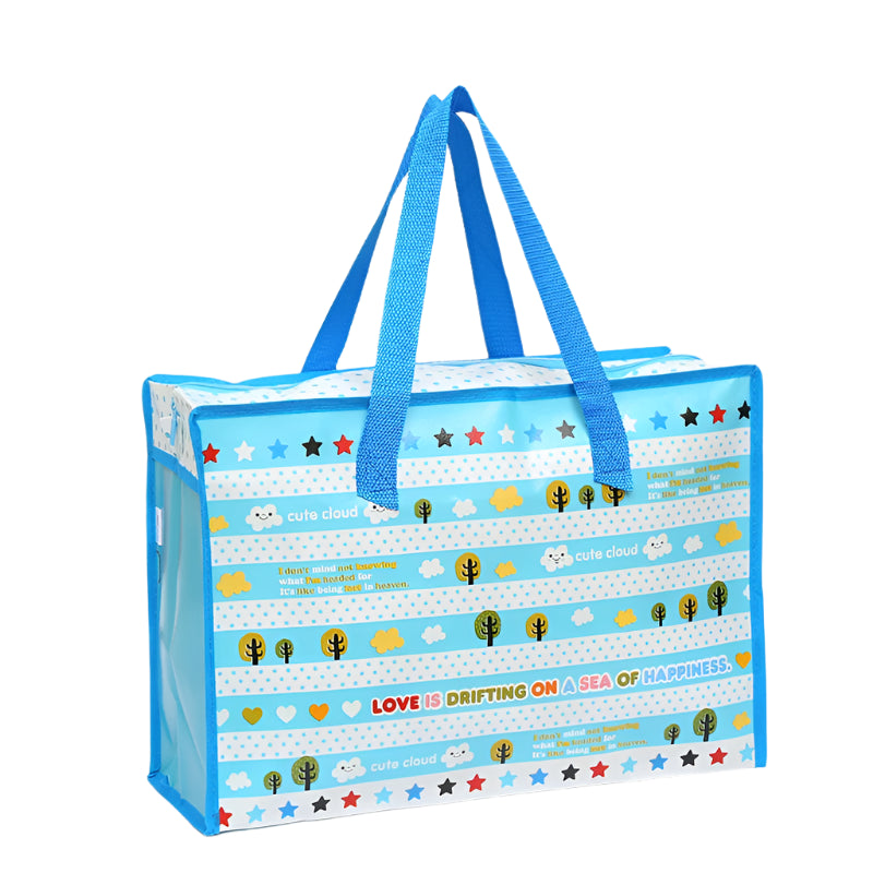 Hemasa Shopping Bag Foldable Reusable Tote Folding Pouch Travel Non-woven Bathroom Storage Bag