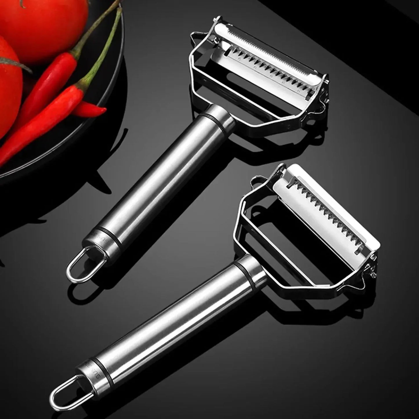 Hemasa Stainless Steel Peeler Fruit Vegetable Melon Potato Carrot Cucumber Multifunction Grater Julienne Peeler Slicer Kitchen Tool