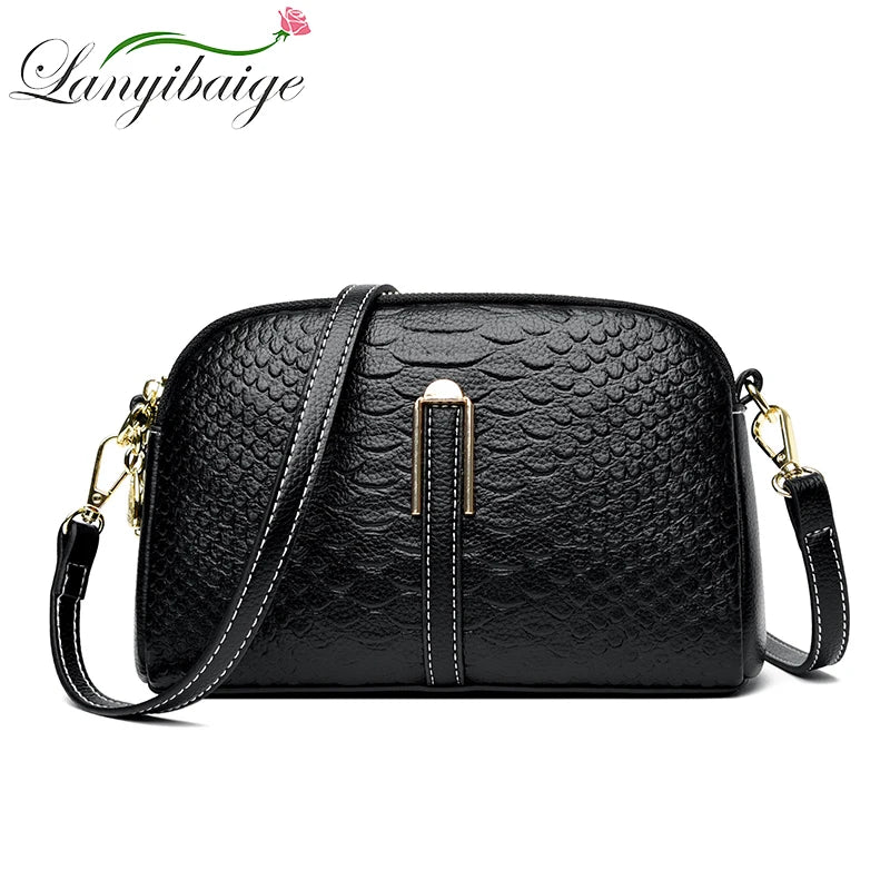 Luxury Designer Ladies Handbags High Quality Leather Shoulder Bags For Women 2024 Female Crossbody Bag Purses And Handbags Sac