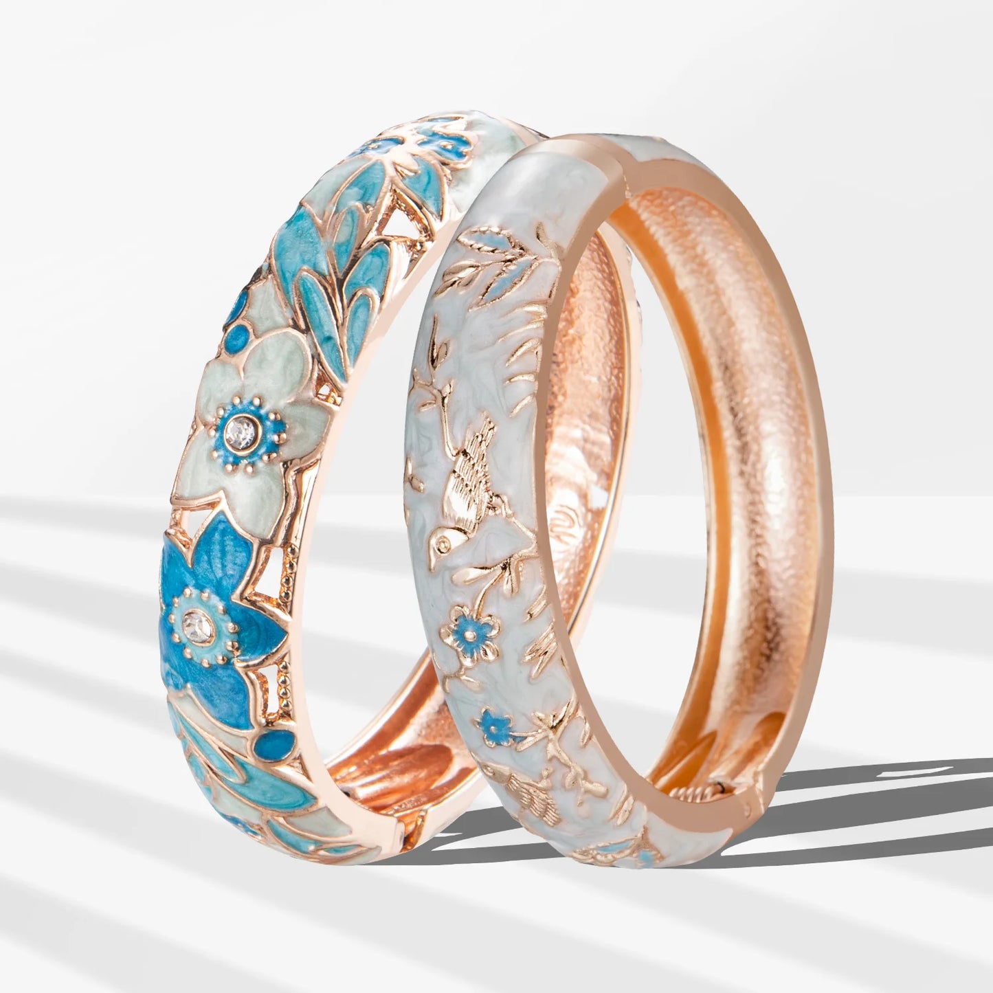Hemasa Enamel Bracelets For Women /Clover Cuff Bangles On Hand Cloisonne Lady's Accessories Fashion Jewelry Christmas Gift