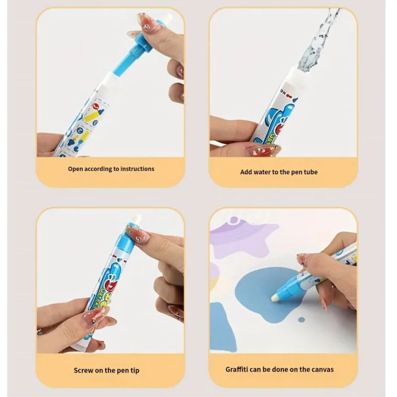 Hemasa 100x80CM Magic Water Drawing Mat Coloring / Painting Board Educational Toys Kids Gifts