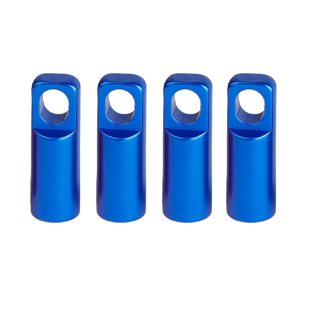 4pcs Tire Presta Valve Cap Wheel Aluminum Alloy Valve Dust Covers Protector Bike Presta Cap Dustproof Bicycle Accessories