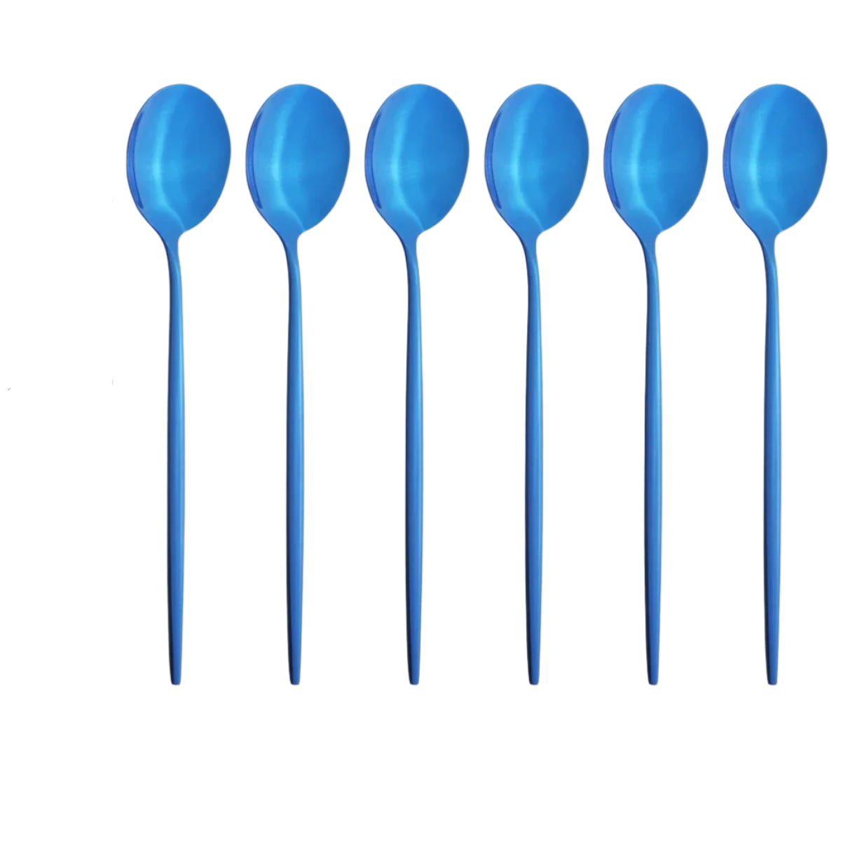 Hemasa 6Pcs  Western Stainless Steel Cutlery Set  Gold Ladle Spoon Dinnerware Dinner Spoon Soup Spoon Tableware Kitchen Silverware Set