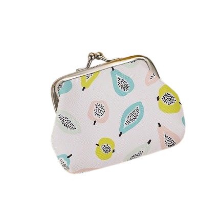 Hemasa 12 PCS Fashion PU Leather Coin Purse Cute Fruit Lemon Lovely Women /Small Change Money Bags Key Holder Case Wallet Mini Pouch