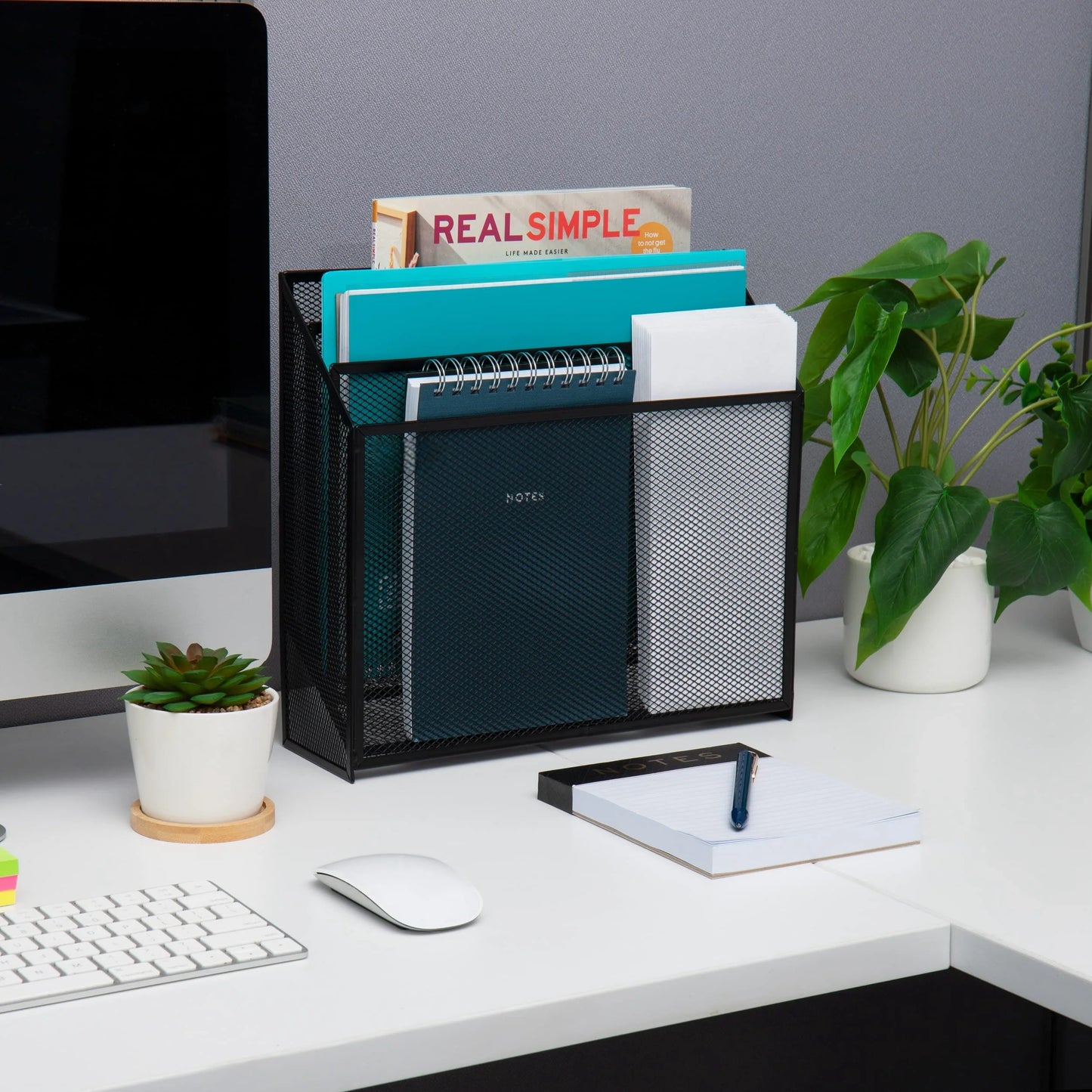 Hemasa  Vertical File Storage, Desktop Organizer, Workspace, Office