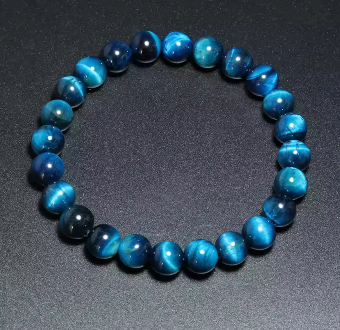 Tejesa  8mm  Natural Tiger Eyes Bracelet Men Women / Stone Braclet Yoga Meditation Braclet For Him