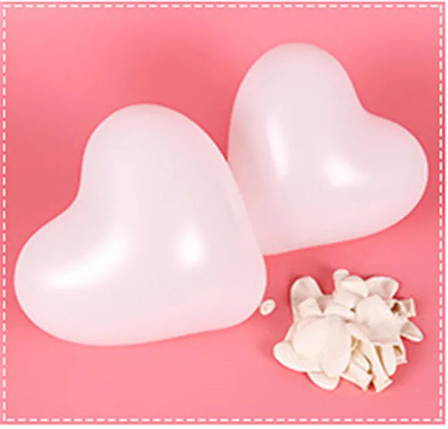 12Inch Heart shape Balloons Love Inflatable Air Helium Balloon room Day Marriage Wedding Birthday Party Decor Supplies