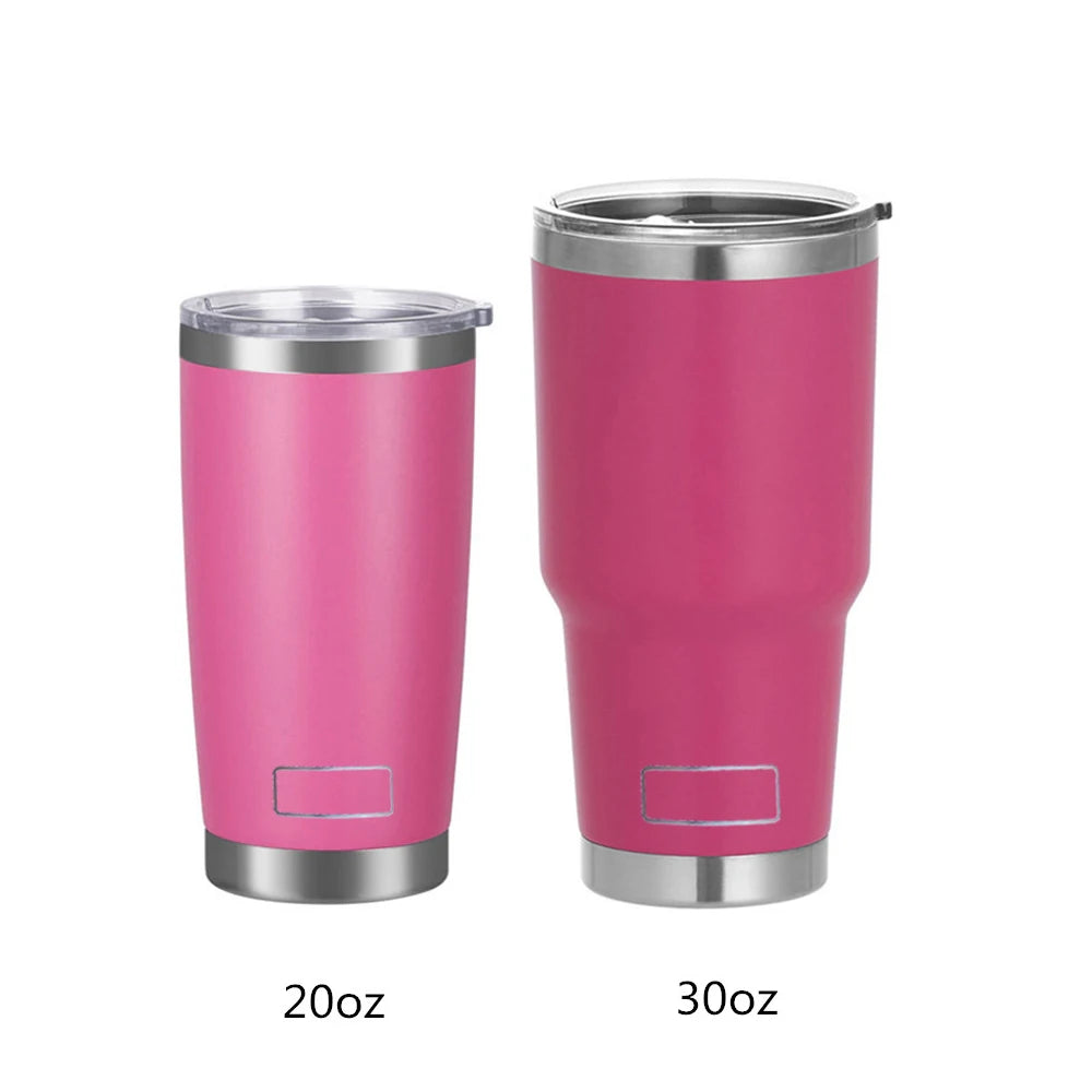 Hemasa 30oz 20oz Stainless Steel Tumblers  / Travel Glass Coffee Mug Double Wall Water Bottle